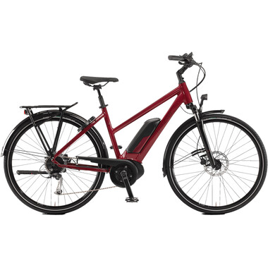 Bicicleta de paseo eléctrica WINORA SINUS TRIA 9 TRAPEZ Rojo 2019 0